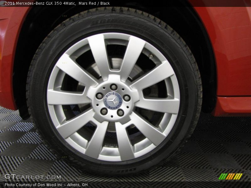 Mars Red / Black 2011 Mercedes-Benz GLK 350 4Matic