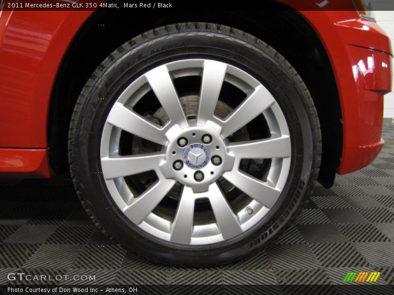 Mars Red / Black 2011 Mercedes-Benz GLK 350 4Matic