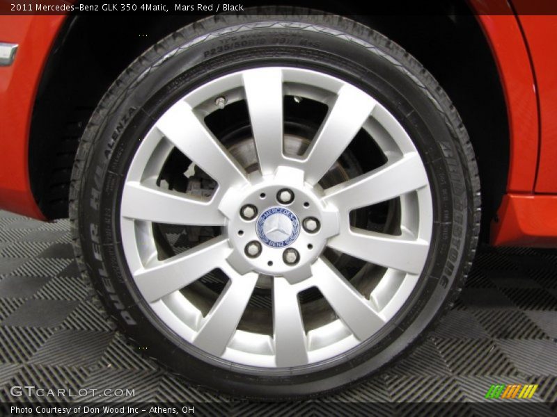 Mars Red / Black 2011 Mercedes-Benz GLK 350 4Matic