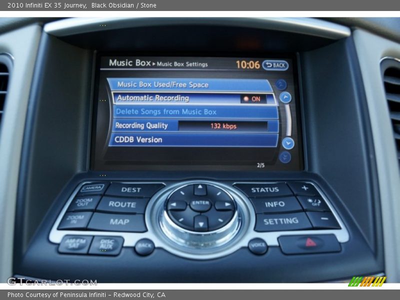 Black Obsidian / Stone 2010 Infiniti EX 35 Journey