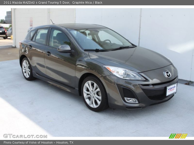 Graphite Mica / Black 2011 Mazda MAZDA3 s Grand Touring 5 Door