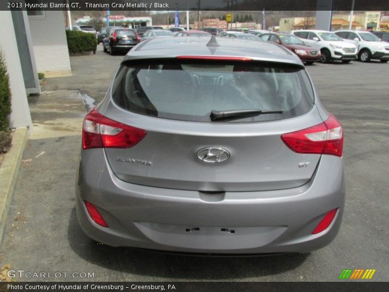 Titanium Gray Metallic / Black 2013 Hyundai Elantra GT