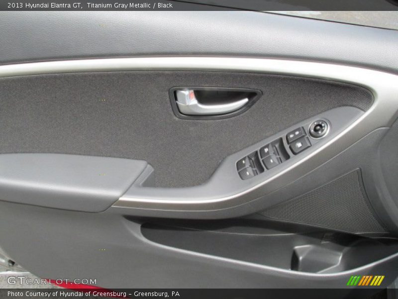Titanium Gray Metallic / Black 2013 Hyundai Elantra GT