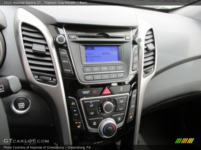 Titanium Gray Metallic / Black 2013 Hyundai Elantra GT