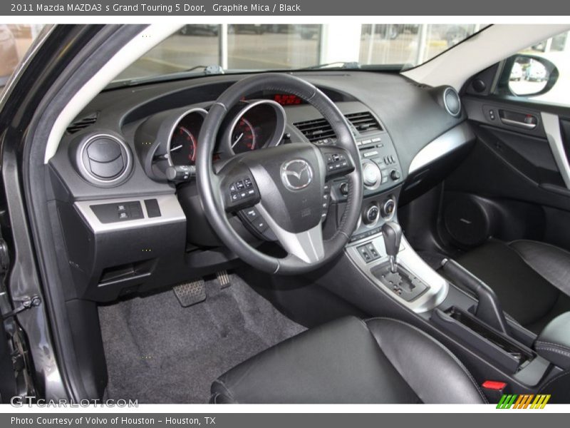  2011 MAZDA3 s Grand Touring 5 Door Black Interior