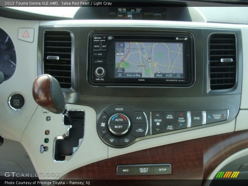 Salsa Red Pearl / Light Gray 2013 Toyota Sienna XLE AWD