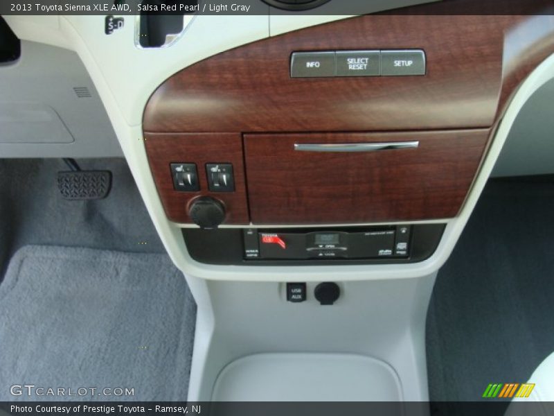 Salsa Red Pearl / Light Gray 2013 Toyota Sienna XLE AWD