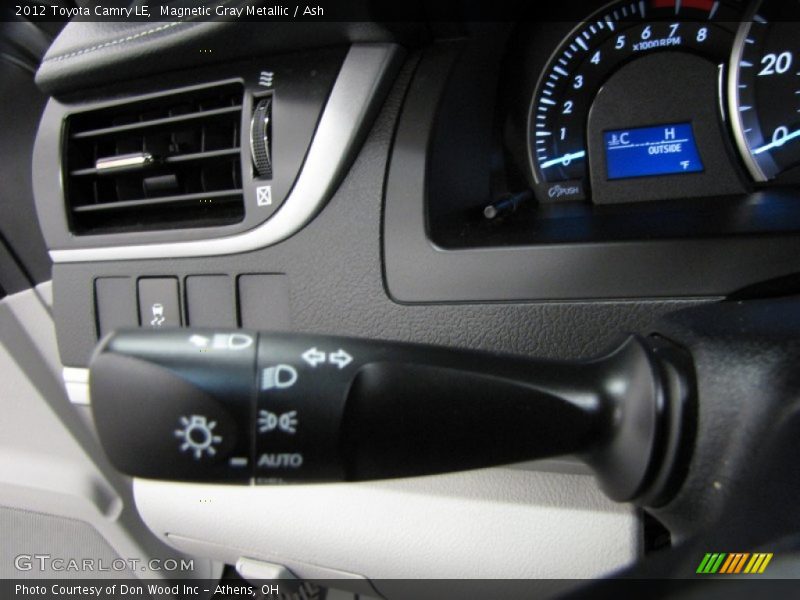 Magnetic Gray Metallic / Ash 2012 Toyota Camry LE