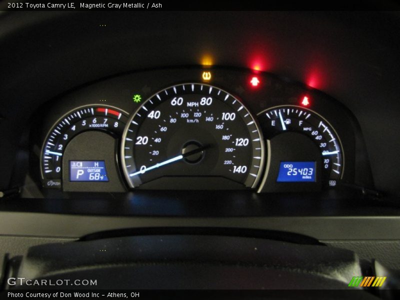 Magnetic Gray Metallic / Ash 2012 Toyota Camry LE