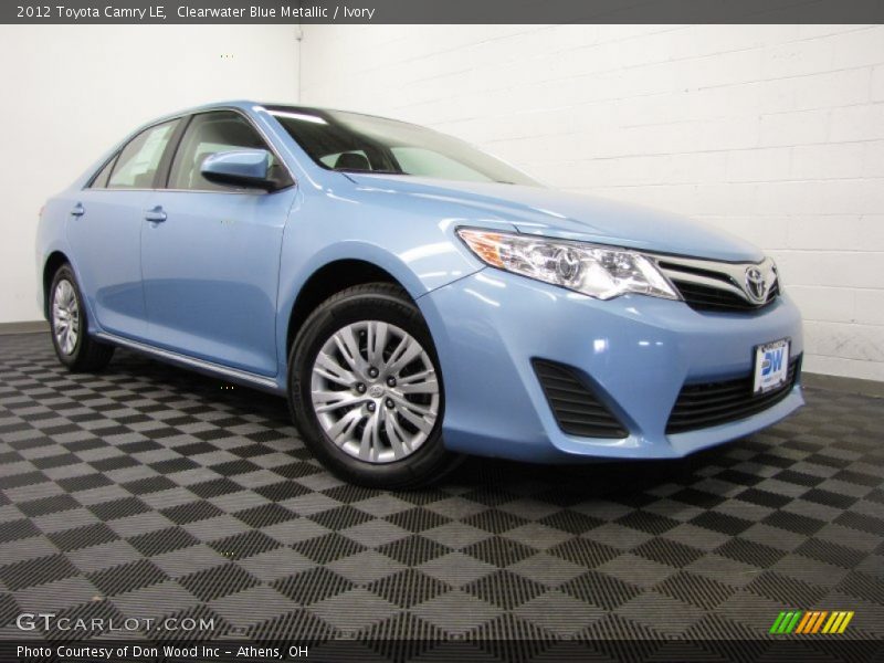 Clearwater Blue Metallic / Ivory 2012 Toyota Camry LE