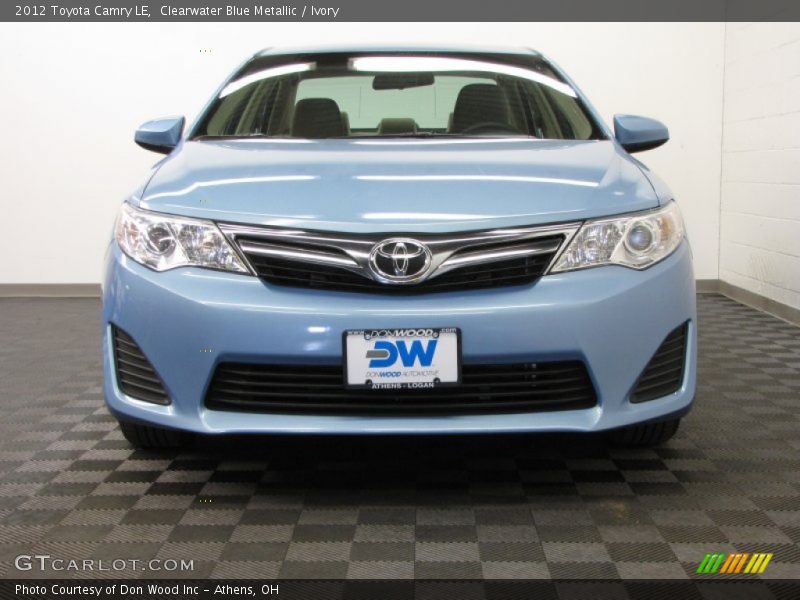 Clearwater Blue Metallic / Ivory 2012 Toyota Camry LE