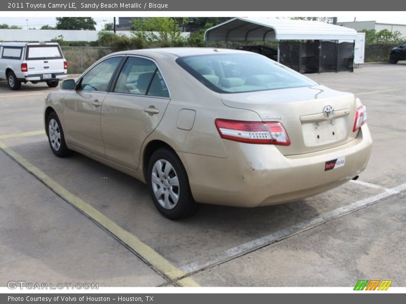 Sandy Beach Metallic / Bisque 2011 Toyota Camry LE