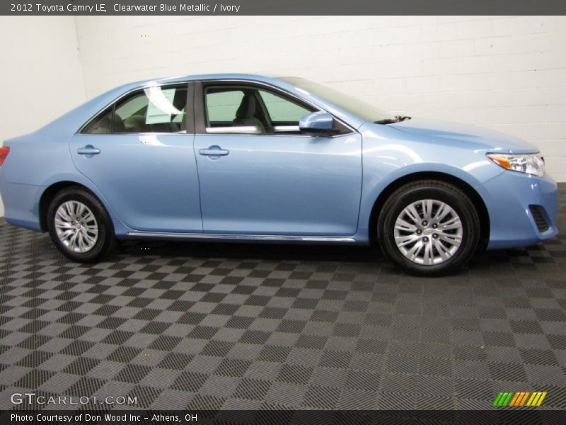 Clearwater Blue Metallic / Ivory 2012 Toyota Camry LE