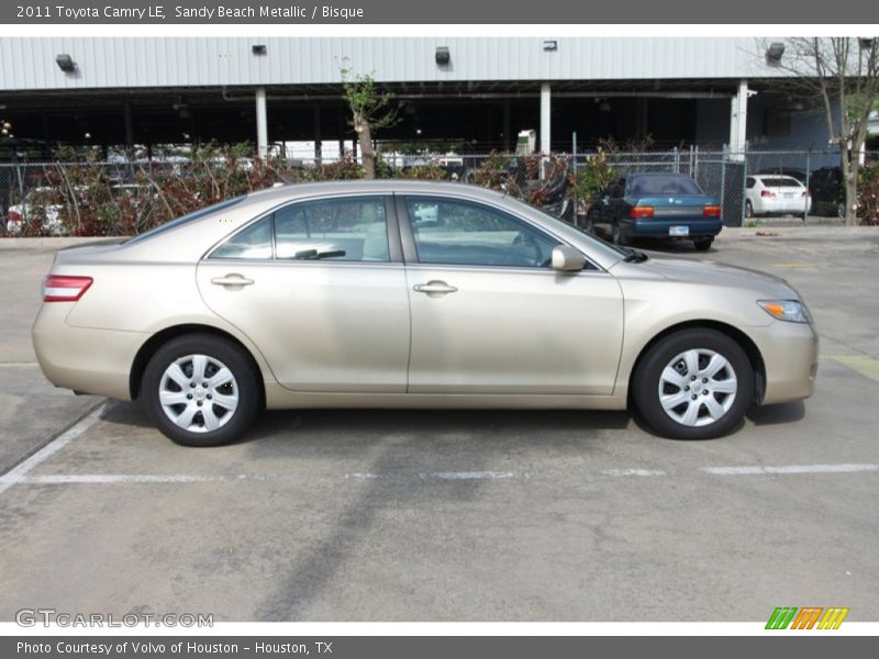 Sandy Beach Metallic / Bisque 2011 Toyota Camry LE