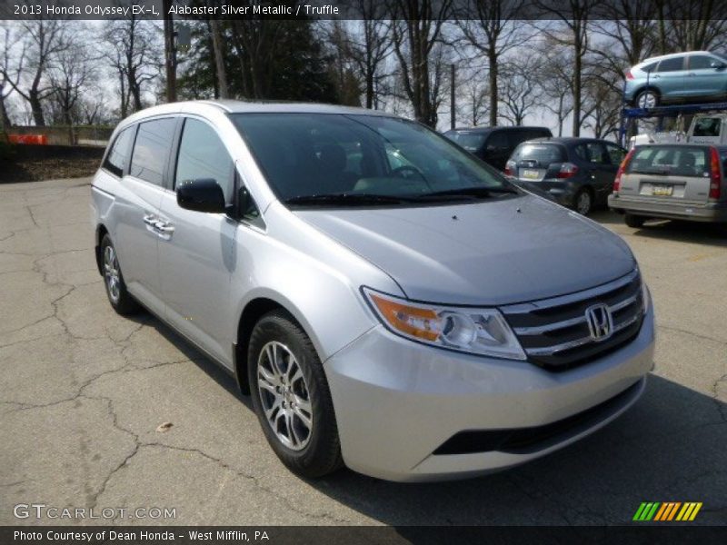 Alabaster Silver Metallic / Truffle 2013 Honda Odyssey EX-L