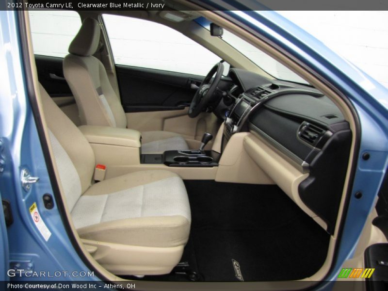 Clearwater Blue Metallic / Ivory 2012 Toyota Camry LE