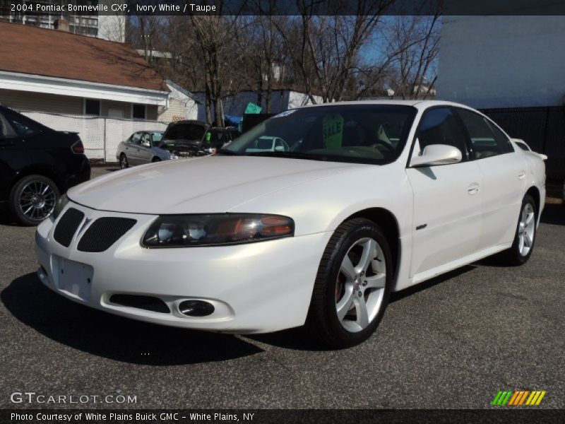 Ivory White / Taupe 2004 Pontiac Bonneville GXP