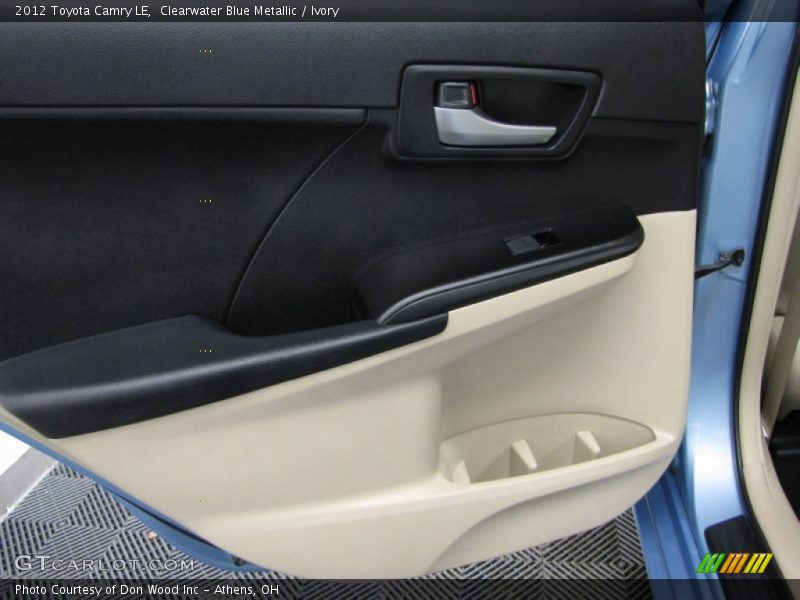 Clearwater Blue Metallic / Ivory 2012 Toyota Camry LE