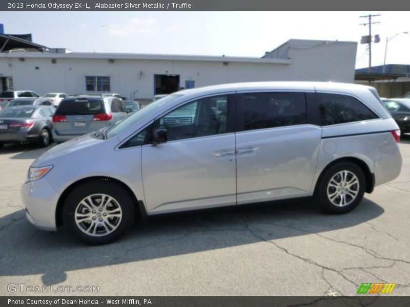 Alabaster Silver Metallic / Truffle 2013 Honda Odyssey EX-L