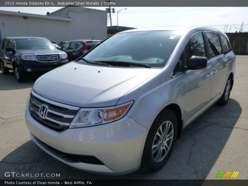 Alabaster Silver Metallic / Truffle 2013 Honda Odyssey EX-L
