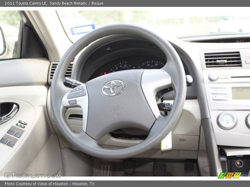 Sandy Beach Metallic / Bisque 2011 Toyota Camry LE