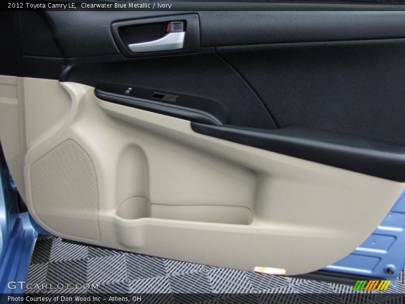 Clearwater Blue Metallic / Ivory 2012 Toyota Camry LE