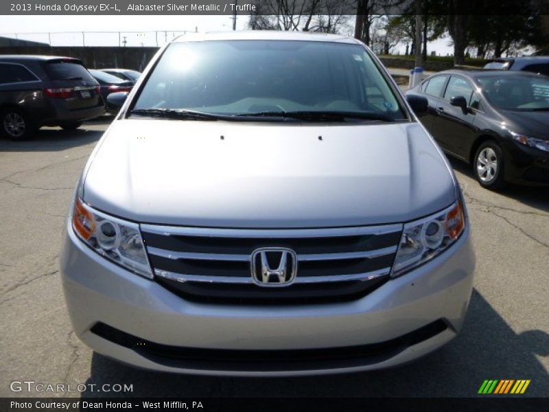 Alabaster Silver Metallic / Truffle 2013 Honda Odyssey EX-L