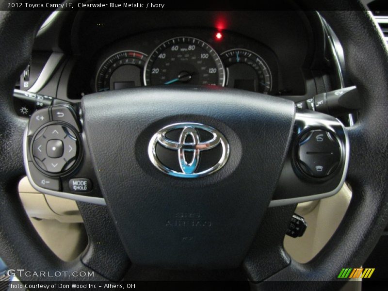 Clearwater Blue Metallic / Ivory 2012 Toyota Camry LE