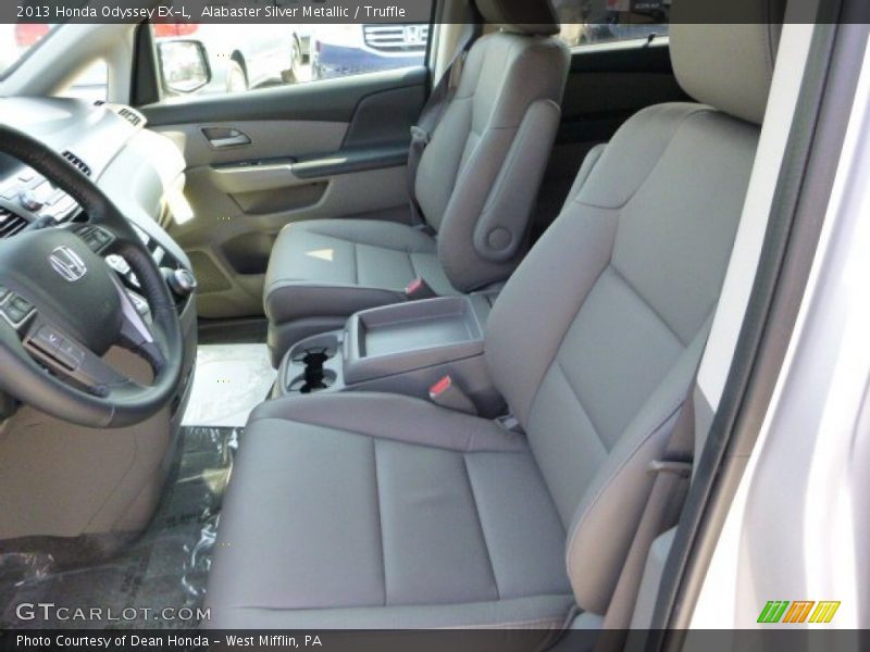 Alabaster Silver Metallic / Truffle 2013 Honda Odyssey EX-L