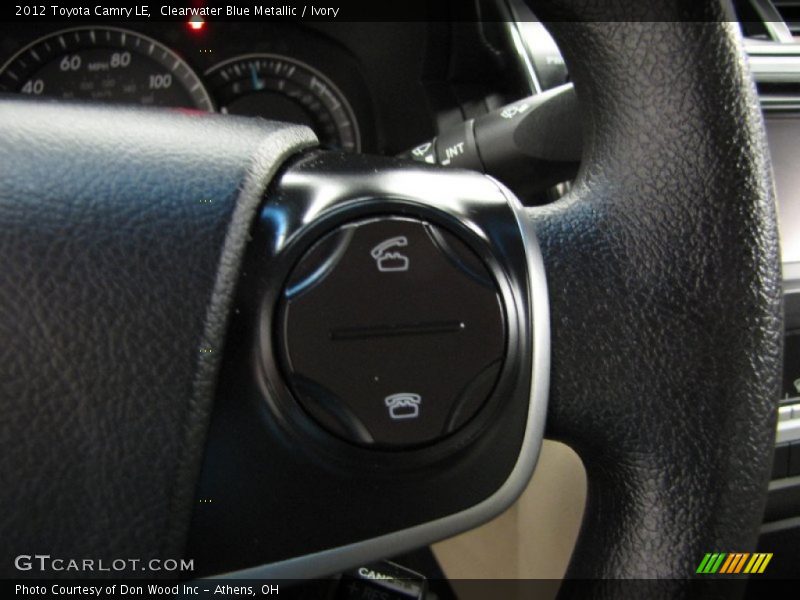 Clearwater Blue Metallic / Ivory 2012 Toyota Camry LE