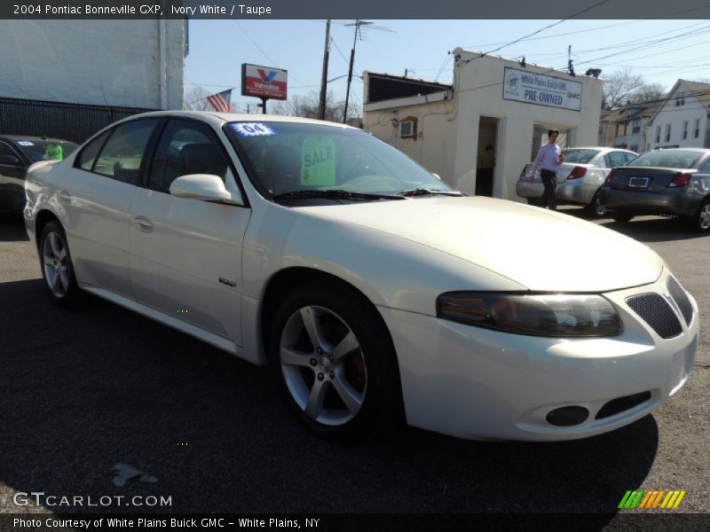 Ivory White / Taupe 2004 Pontiac Bonneville GXP