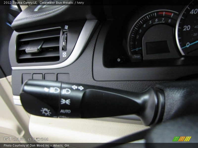 Clearwater Blue Metallic / Ivory 2012 Toyota Camry LE