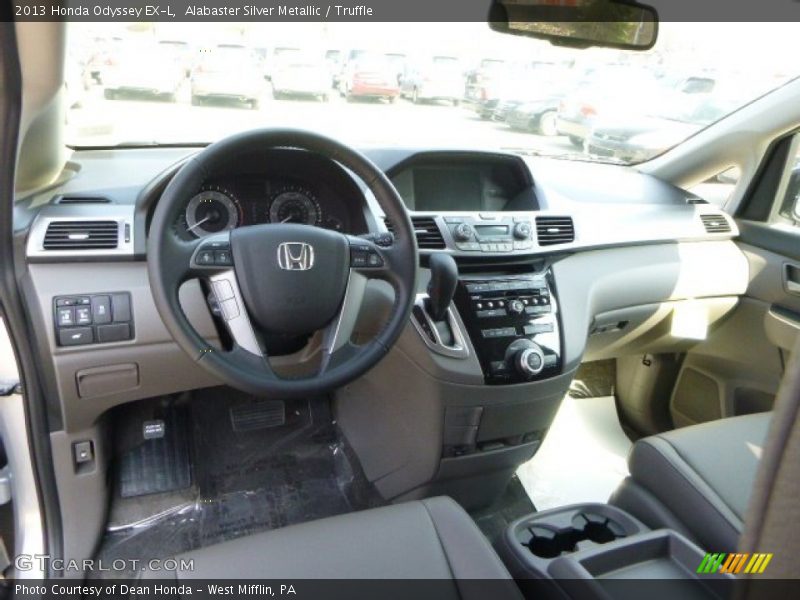 Alabaster Silver Metallic / Truffle 2013 Honda Odyssey EX-L