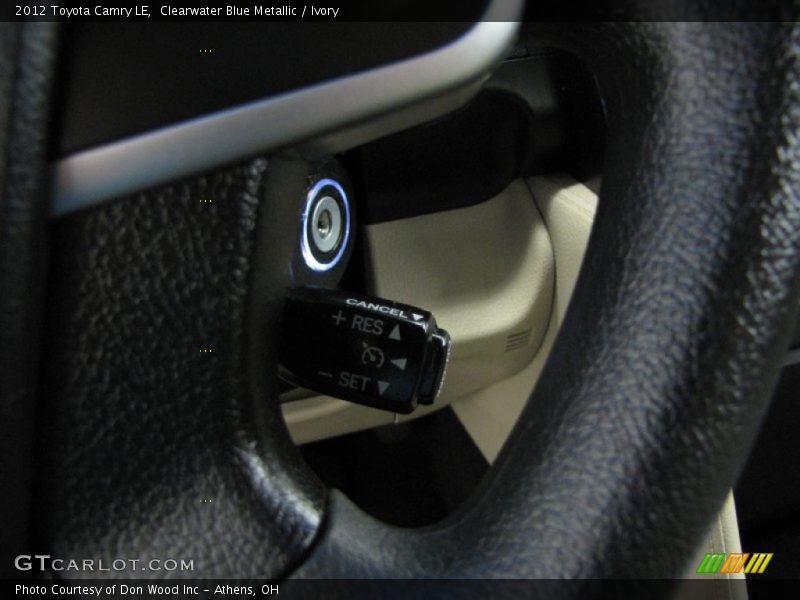 Clearwater Blue Metallic / Ivory 2012 Toyota Camry LE