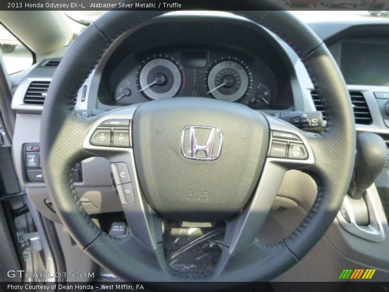 Alabaster Silver Metallic / Truffle 2013 Honda Odyssey EX-L
