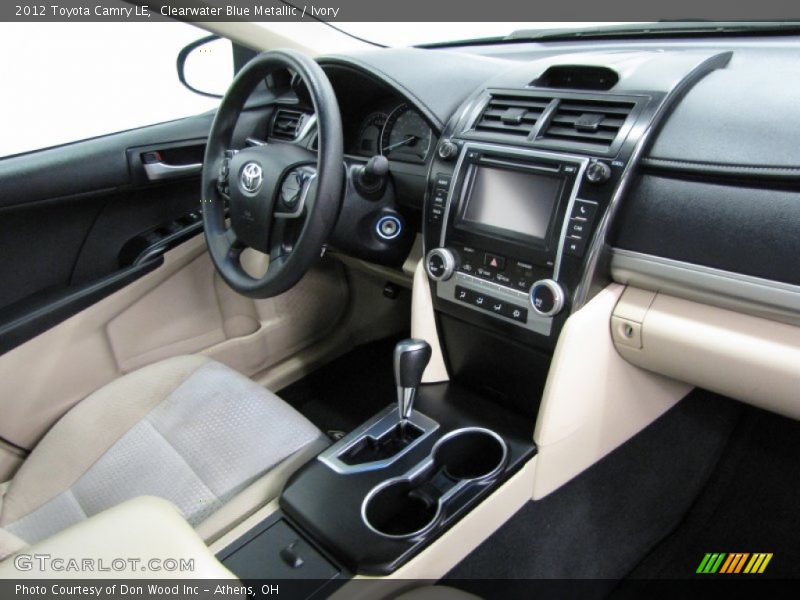 Clearwater Blue Metallic / Ivory 2012 Toyota Camry LE