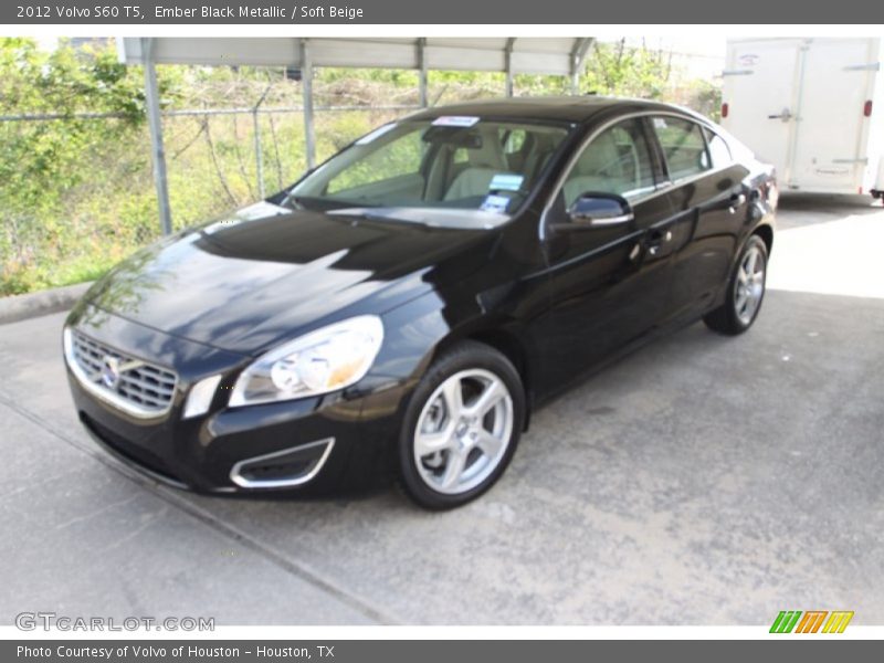 Ember Black Metallic / Soft Beige 2012 Volvo S60 T5