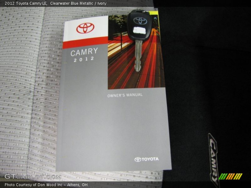 Clearwater Blue Metallic / Ivory 2012 Toyota Camry LE