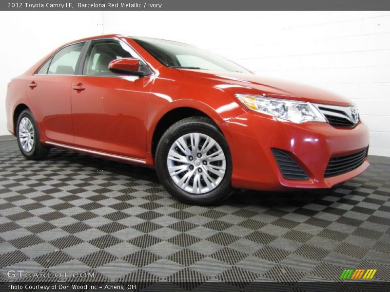 Barcelona Red Metallic / Ivory 2012 Toyota Camry LE
