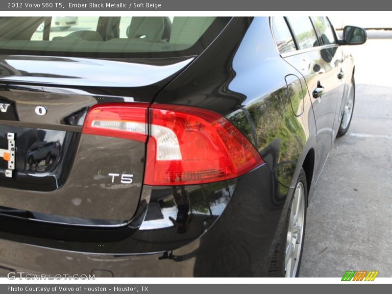Ember Black Metallic / Soft Beige 2012 Volvo S60 T5