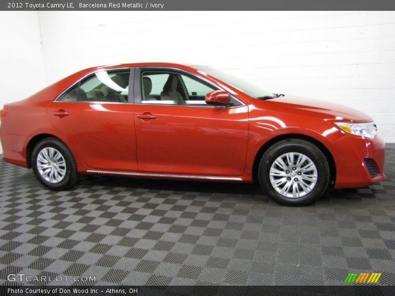 Barcelona Red Metallic / Ivory 2012 Toyota Camry LE