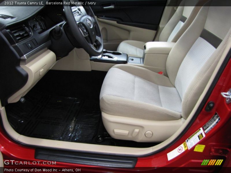 Barcelona Red Metallic / Ivory 2012 Toyota Camry LE