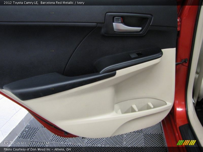 Barcelona Red Metallic / Ivory 2012 Toyota Camry LE