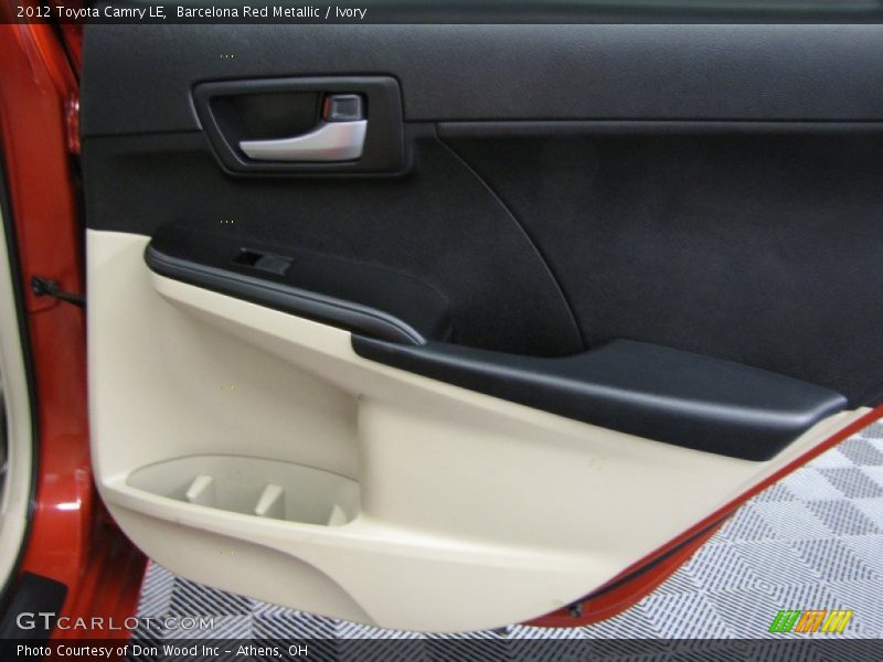 Barcelona Red Metallic / Ivory 2012 Toyota Camry LE