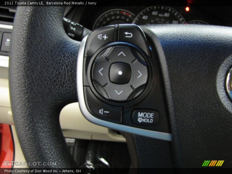 Barcelona Red Metallic / Ivory 2012 Toyota Camry LE