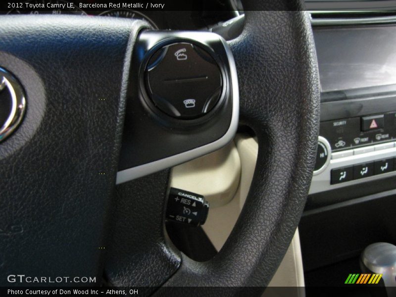 Barcelona Red Metallic / Ivory 2012 Toyota Camry LE
