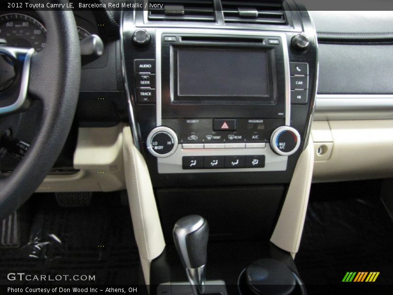 Barcelona Red Metallic / Ivory 2012 Toyota Camry LE