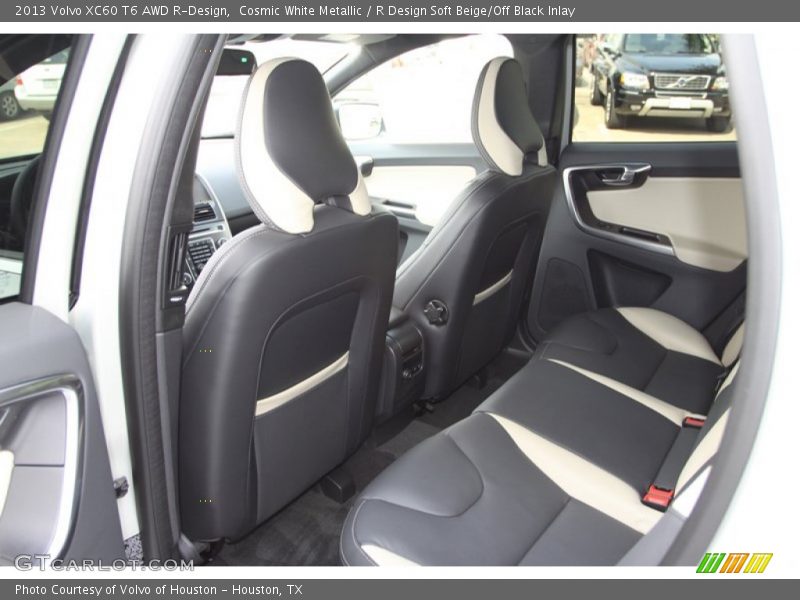 Cosmic White Metallic / R Design Soft Beige/Off Black Inlay 2013 Volvo XC60 T6 AWD R-Design