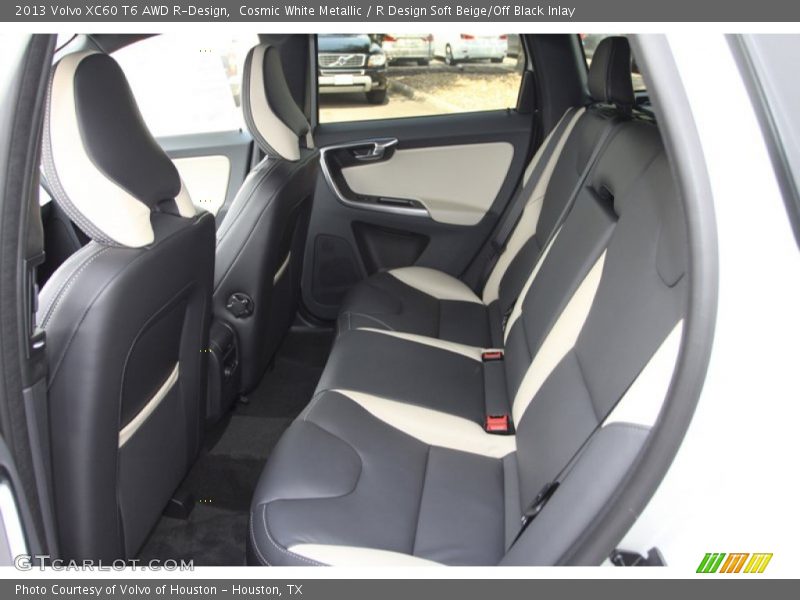 Cosmic White Metallic / R Design Soft Beige/Off Black Inlay 2013 Volvo XC60 T6 AWD R-Design