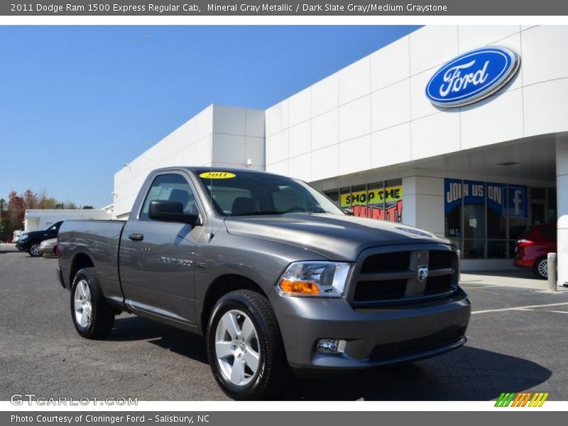 Mineral Gray Metallic / Dark Slate Gray/Medium Graystone 2011 Dodge Ram 1500 Express Regular Cab